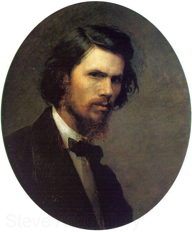 Kramskoy, Ivan Nikolaevich Self Portrait Spain oil painting art